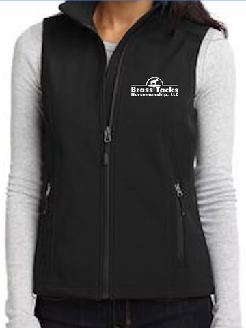 Embroidered Women's Soft Shell Vest