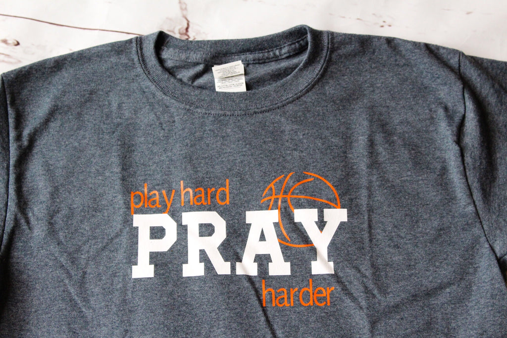 Play hard sales pray hard shirt